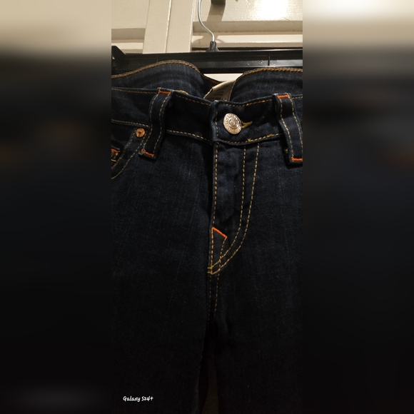 True Religion Women's Dark Blue Jeans Size 32 Great Condition - Picture 4 of 8